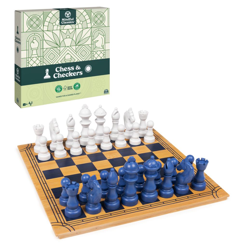  Crazy Games - Chess Board Game I Classic Cardboard Folding Sets  with Plastic Chess Pieces I for Adults & Kids I Best for Travel Games and  Family Night : Toys 