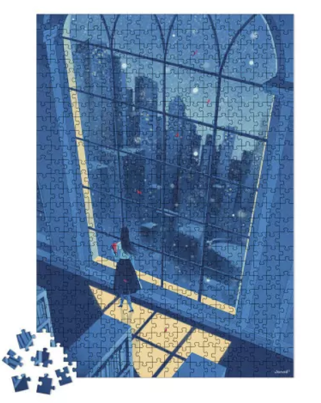 Blue Night View 500 Pc Puzzle
