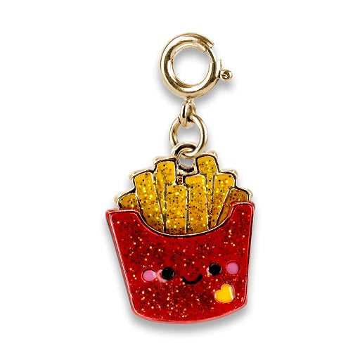 Le Frites 3D Leather Charm In Orange main image 0