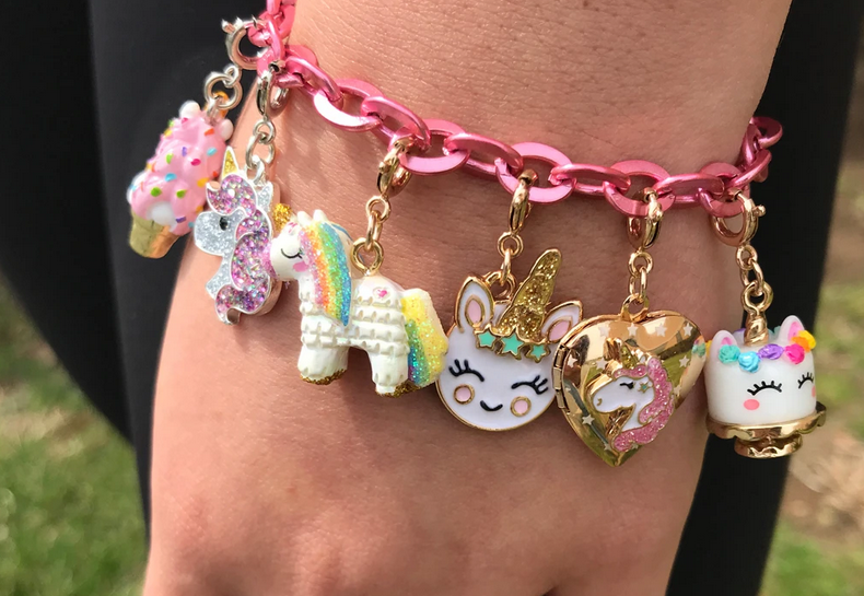 Gold Unicorn Pinata Charm