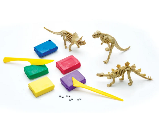 Play-Doh - Dino Skeleton Eggs Blue/Green