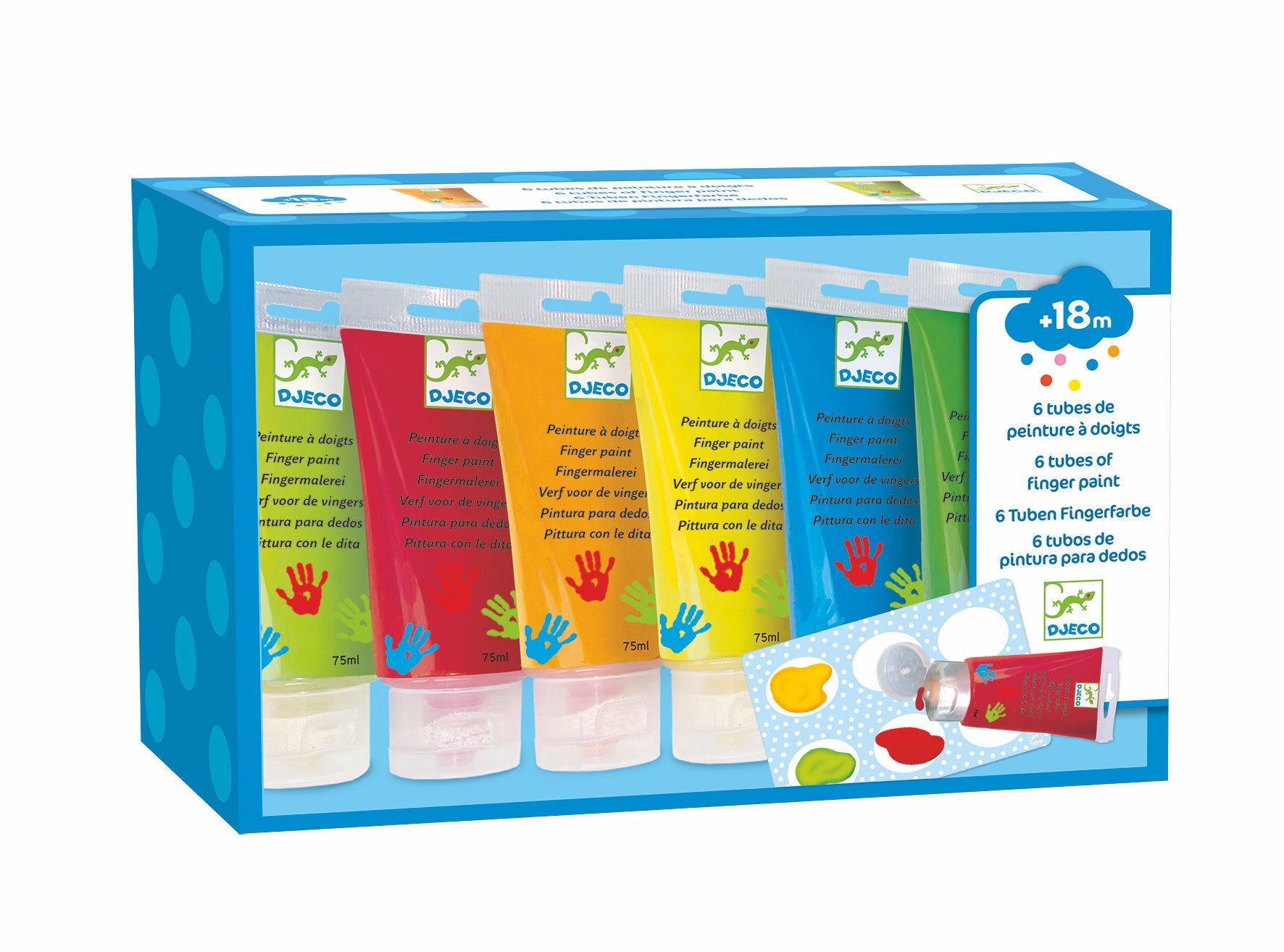 Bright Palette Finger Paint Set