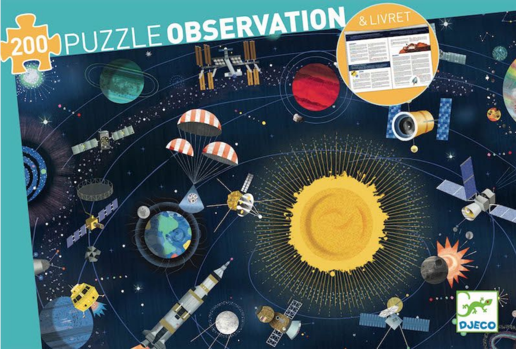 Space 200 Pc Observation Jigsaw Puzzle + Poster + Booklet