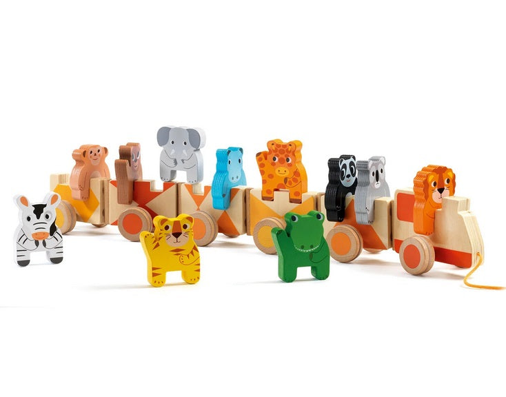 Trainimo Jungle Pull Along Activity Train