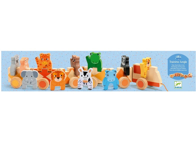 Trainimo Jungle Pull Along Activity Train