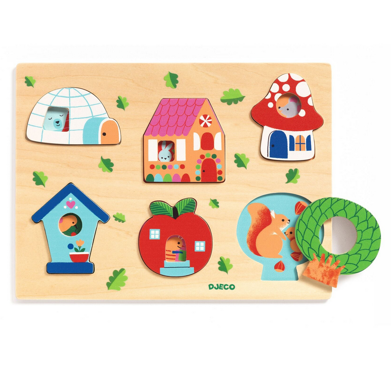 Coucou House Wooden Puzzle