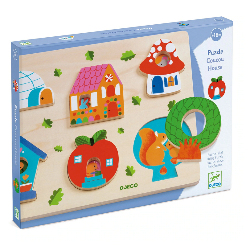 Coucou House Wooden Puzzle