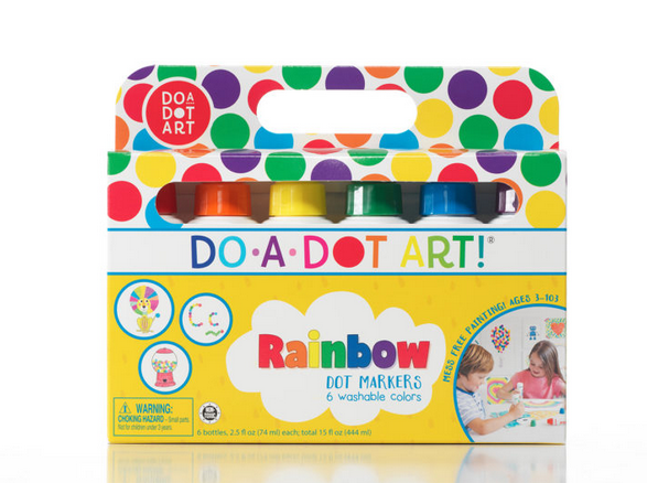 Do a Dot Rainbow Markers