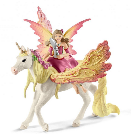 Fairy Feya with Pegasus Unicorn