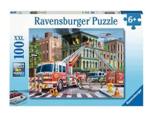 Fire Truck Rescue 100pc Puzzle