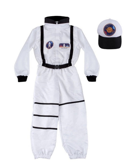 Astronaut Set Includes Jumpsuit, Hat & ID Badge, Size 5-6