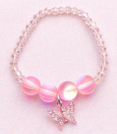 Candy Gum Butterfly Crystals Women Bracelet Chains for Girls