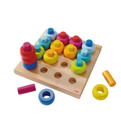 Rainbow Whirls Pegging Game