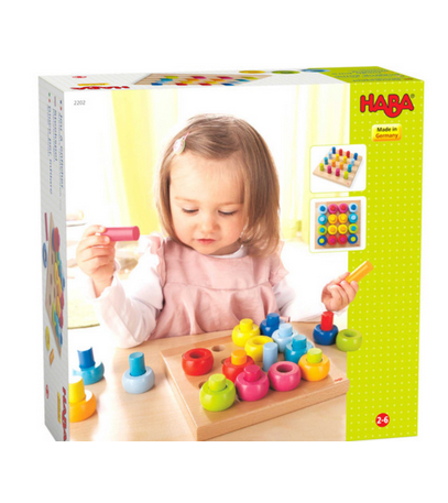 Rainbow Whirls Pegging Game