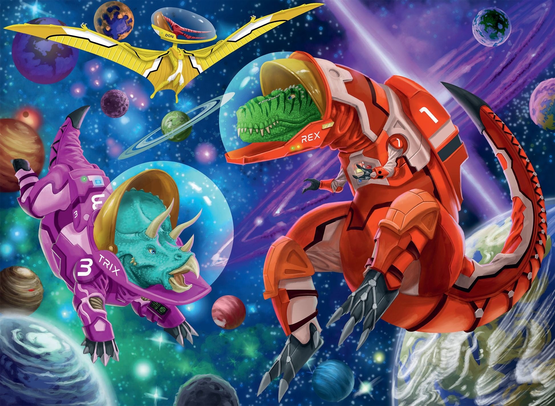 Space Dinosaurs 200 pc Puzzle