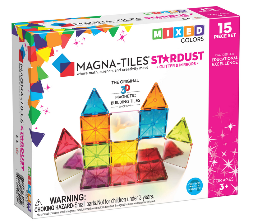 Magna-Tiles Stardust 15 Piece Set