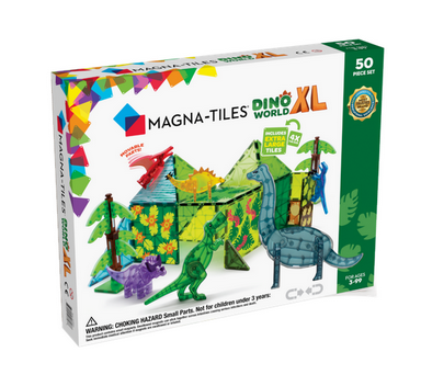 Magna-Tiles Dino World XL 50 Pc Set
