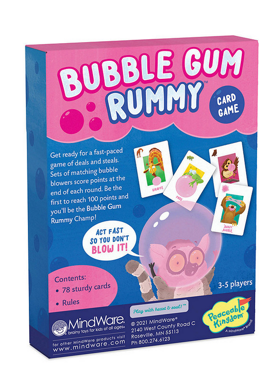 Bubble Gum Rummy Card Game