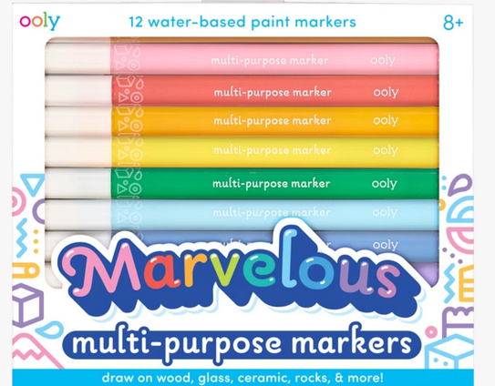 Marvelous Multi-Purpose Paint Marker - Set of 12