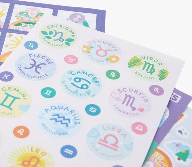 Zodiac Sticker Book