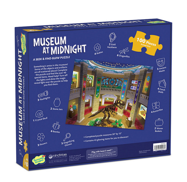 Museum At Midnight Seek & Find Glow Puzzle