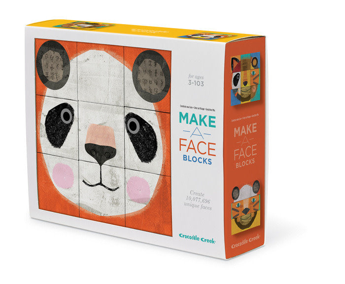 Make-A-Face Animal Puzzle Blocks