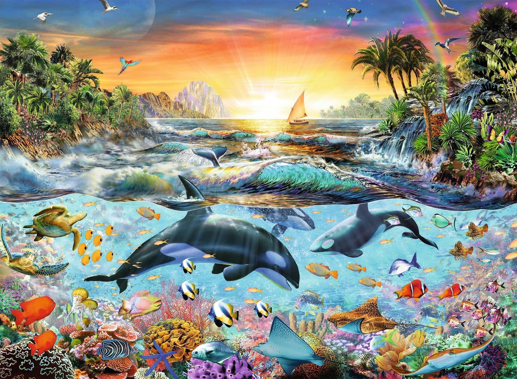 Orca Paradise 200 pc Puzzle