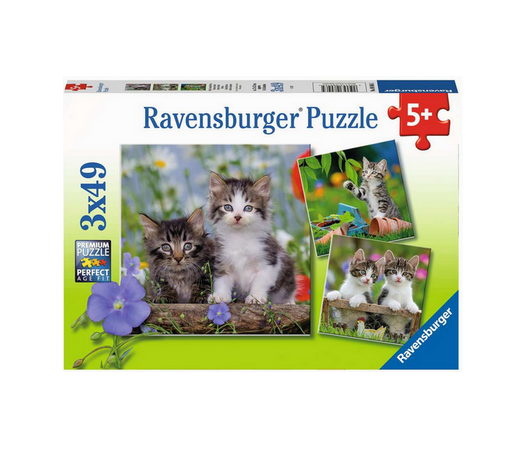 Cuddly Kittens 3x49 pc Puzzle