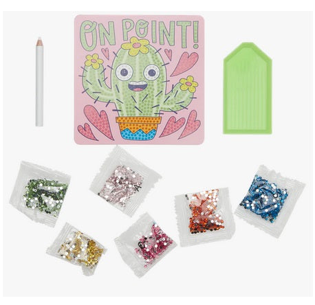 Cheery Cactus Razzle Dazzle DIY Mini Gem Art Kit