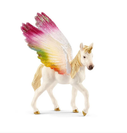 Winged Rainbow Unicorn Foal