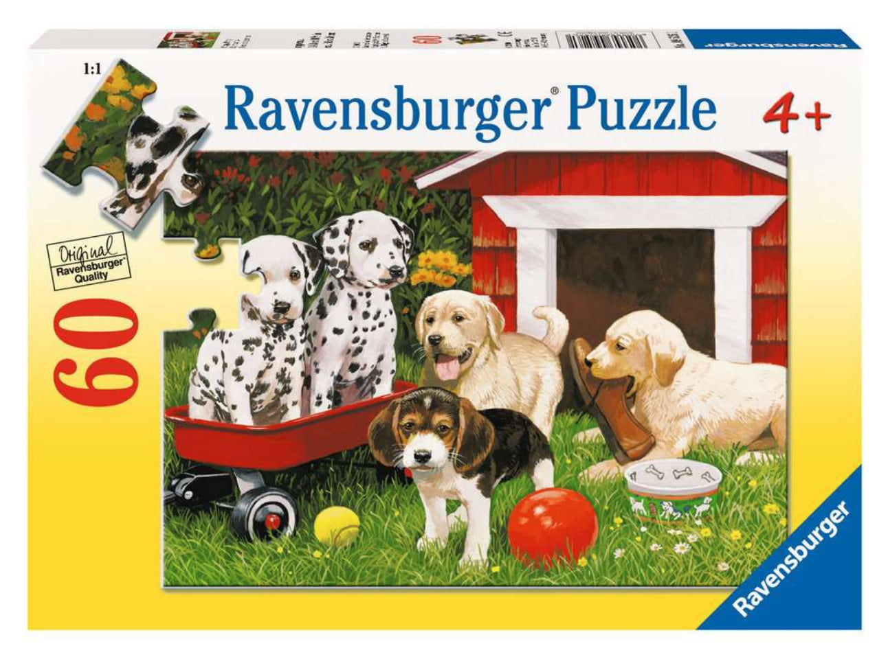 Puppy  Party 60 Pc Puzzle