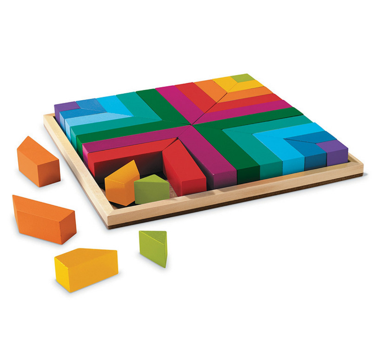 Janod ESSENTIAL - VOLUMES - Blocs de construction - multi  coloured/multicolore 