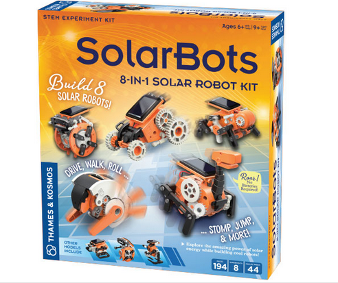 SolarBots: 8-in-1 Solar Robot Kit