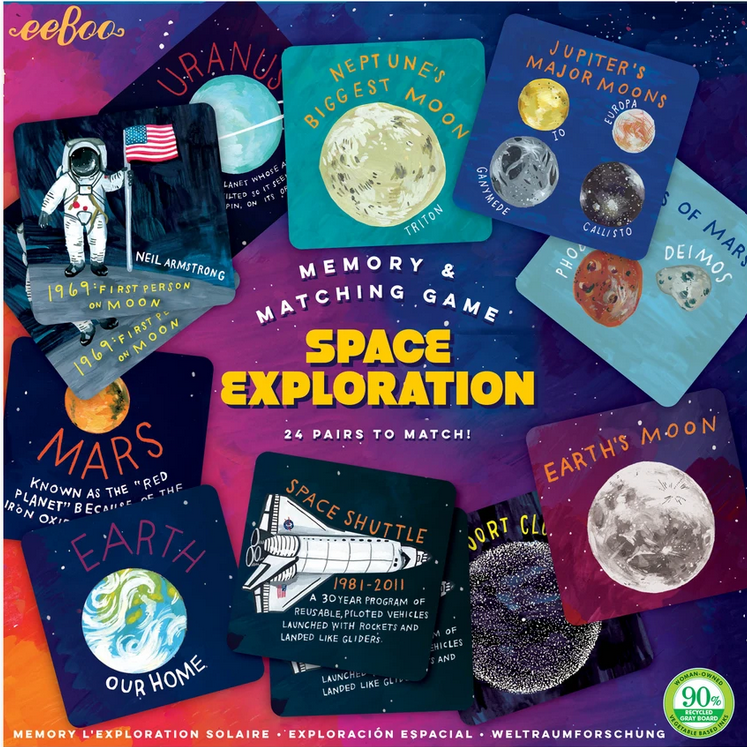 Space Exploration Memory Game