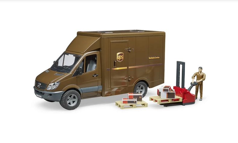 MB Sprinter UPS with Driver and Accessories