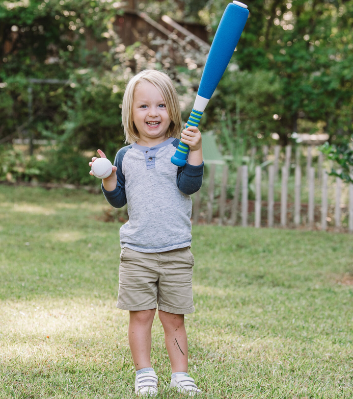 Foam Baseball and Bat