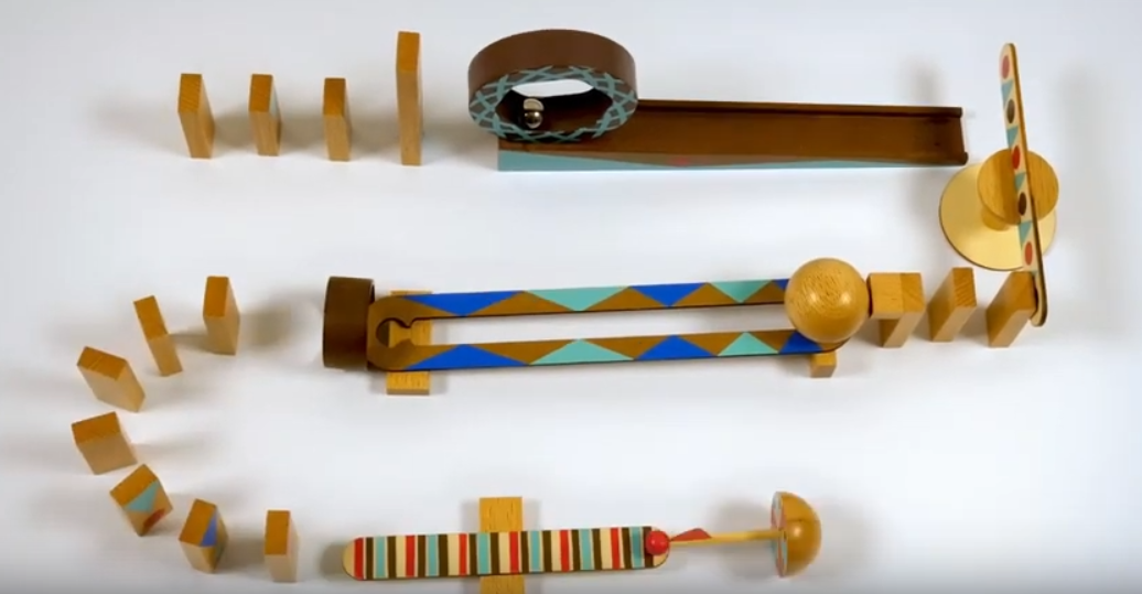 Zig & Go Roll - 28pc Chain Reaction Construction Set