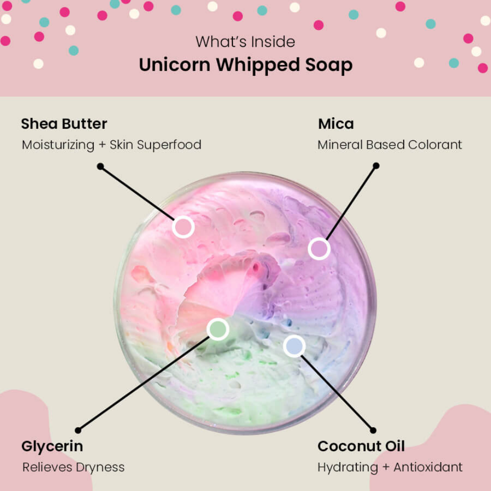 Unicorn Whipped Soap - 4oz